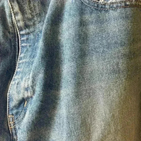 NWOT Moussy Vintage Glen High Rise Straight Leg Light Wash Jeans Size 31 - Picture 11 of 11